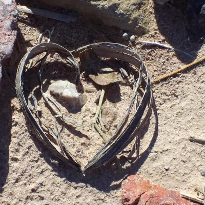 Coeur sable et pierres